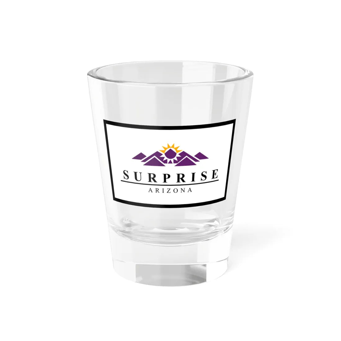 Flag of Surprise Arizona (United States) Shot Glass 1.5oz 1.5oz - Go Mug Yourself