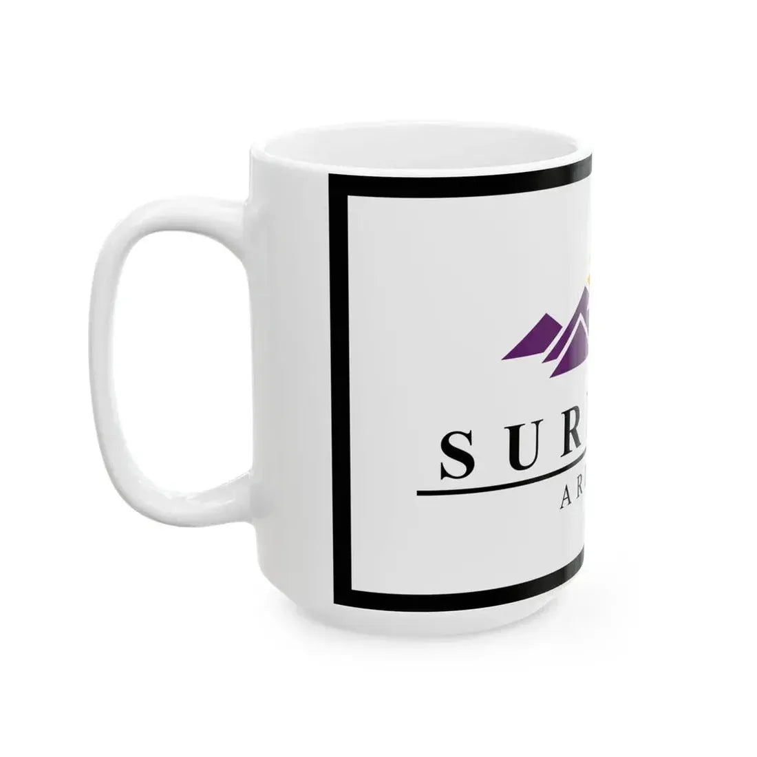 Flag of Surprise Arizona (United States) White Coffee Mug - Go Mug Yourself