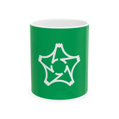 Flag of Susono Shizuoka (Japan) White Coffee Mug 11oz - Go Mug Yourself