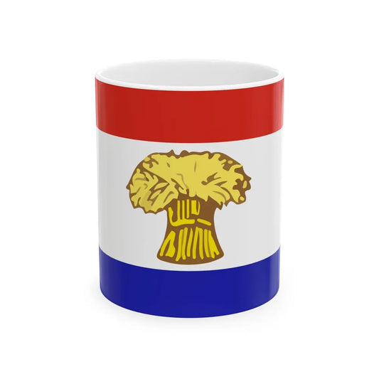 Flag of Sussex County Delaware (United States) White Coffee Mug 11oz - Go Mug Yourself
