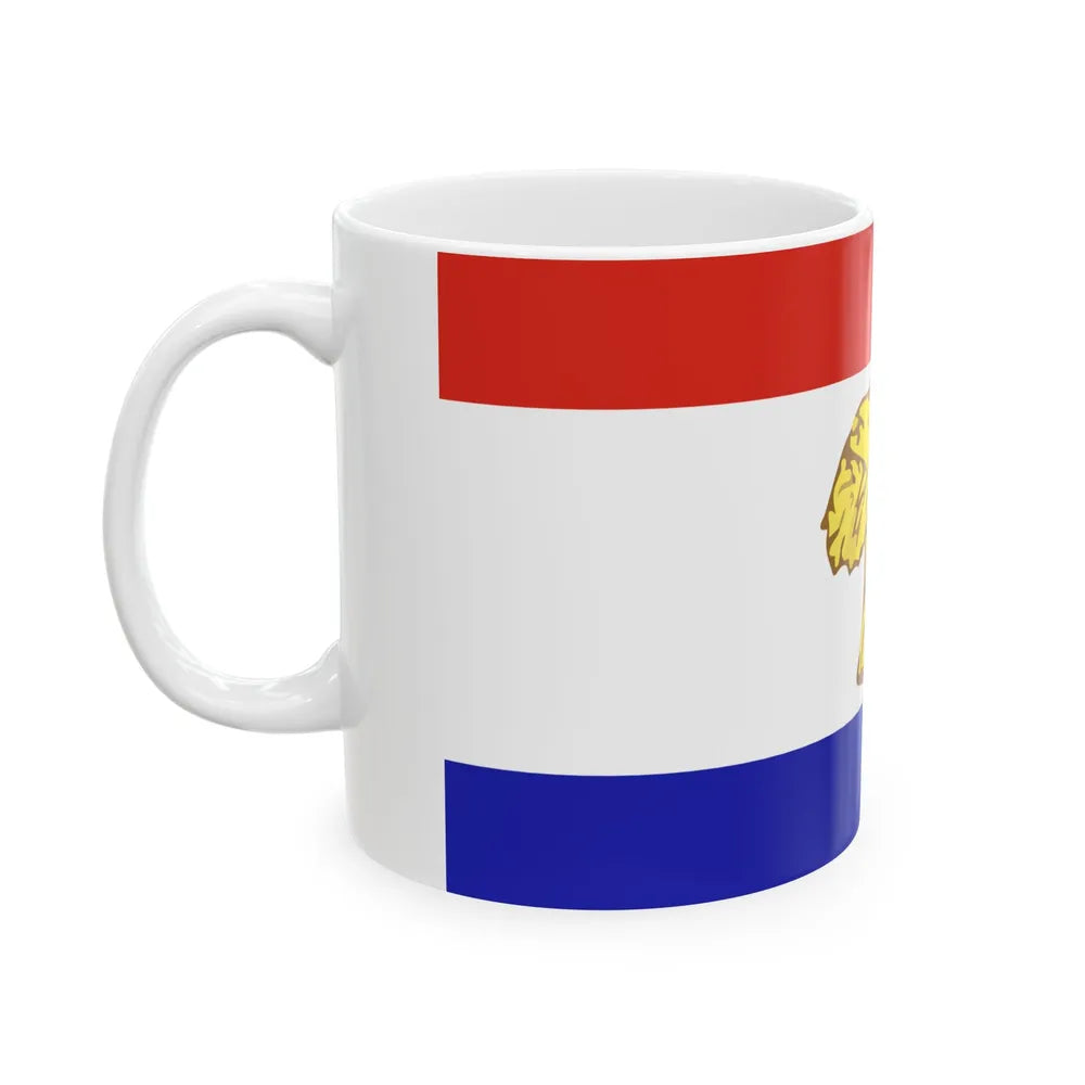 Flag of Sussex County Delaware (United States) White Coffee Mug - Go Mug Yourself