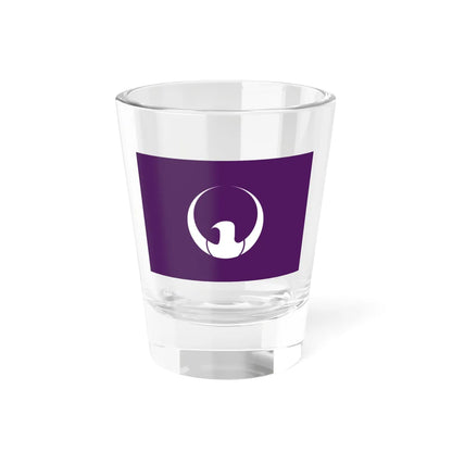 Flag of Suwa Nagano (Japan) Shot Glass 1.5oz 1.5oz - Go Mug Yourself