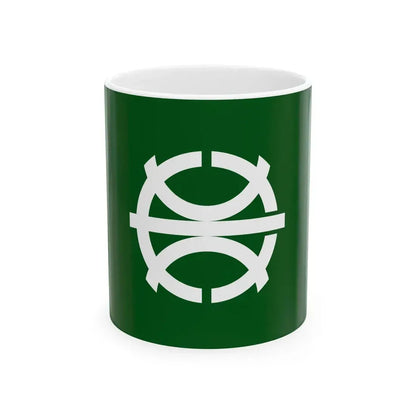 Flag of Suzuka Mie (Japan) White Coffee Mug 11oz - Go Mug Yourself