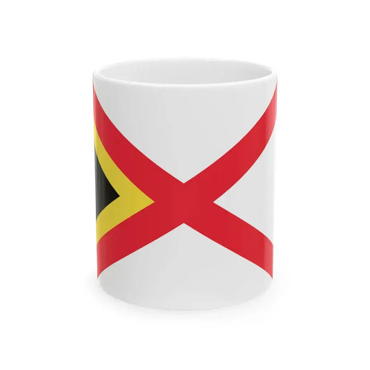 Flag of SVB (Belgium) White Coffee Mug 11oz - Go Mug Yourself
