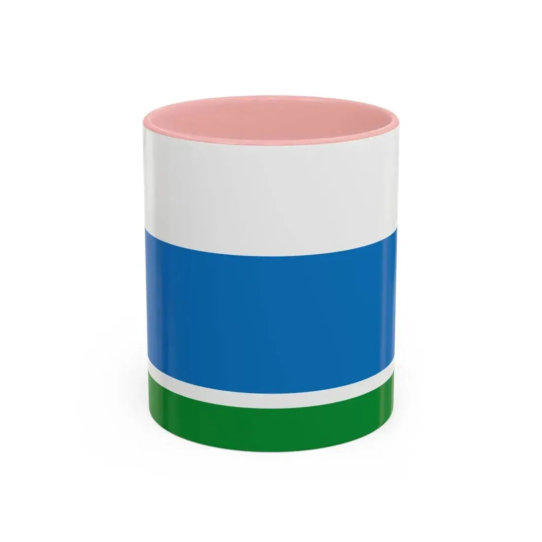 Flag of Sverdlovsk Oblast Russia - Accent Coffee Mug 11oz Pink - Go Mug Yourself