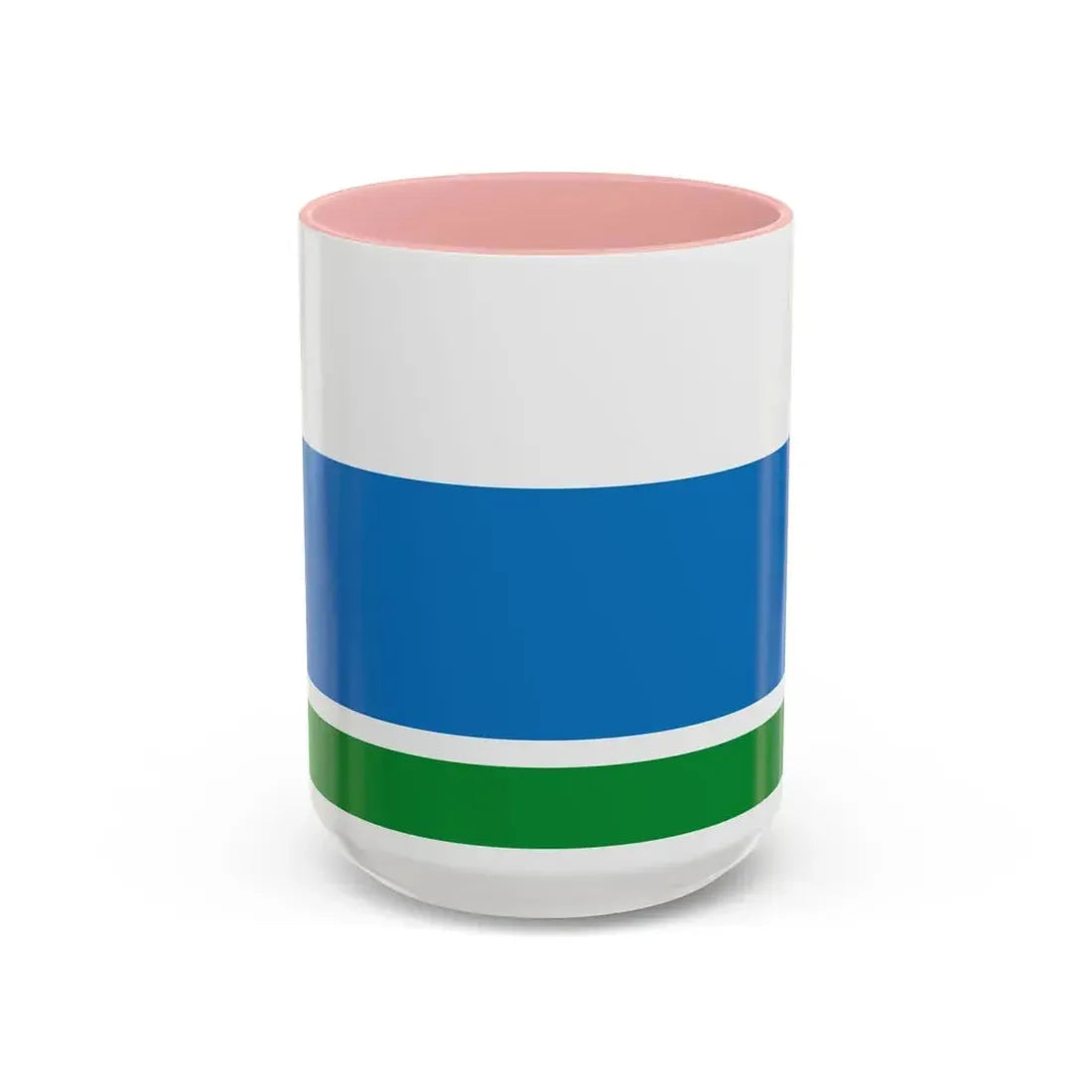 Flag of Sverdlovsk Oblast Russia - Accent Coffee Mug 15oz Pink - Go Mug Yourself