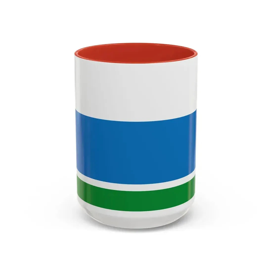 Flag of Sverdlovsk Oblast Russia - Accent Coffee Mug 15oz Red - Go Mug Yourself