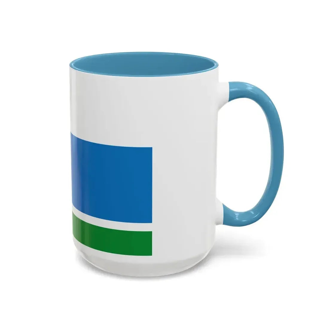 Flag of Sverdlovsk Oblast Russia - Accent Coffee Mug - Go Mug Yourself
