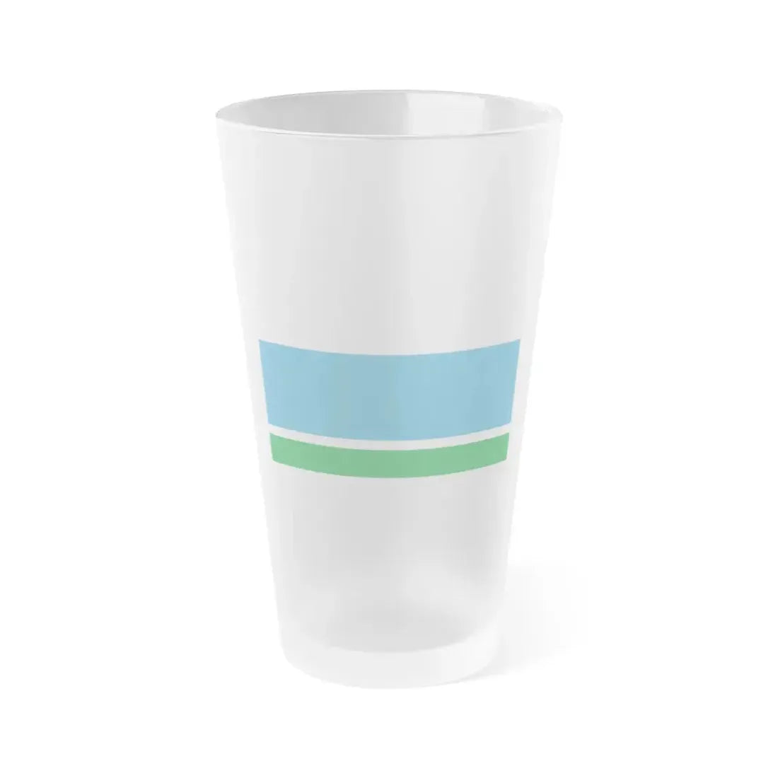 Flag of Sverdlovsk Oblast Russia - Frosted Pint Glass 16oz 16oz Frosted - Go Mug Yourself