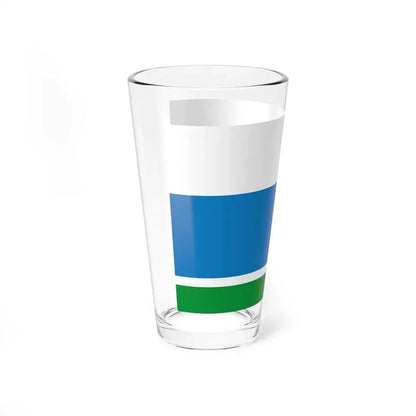 Flag of Sverdlovsk Oblast Russia - Pint Glass 16oz - Go Mug Yourself