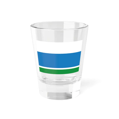 Flag of Sverdlovsk Oblast (Russia) Shot Glass 1.5oz 1.5oz - Go Mug Yourself
