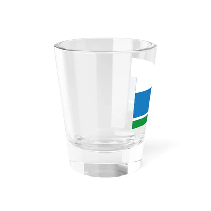 Flag of Sverdlovsk Oblast (Russia) Shot Glass 1.5oz - Go Mug Yourself