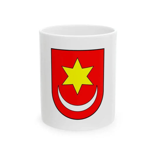 Flag of Sveti Ivan Zelina (Croatia) White Coffee Mug 11oz - Go Mug Yourself