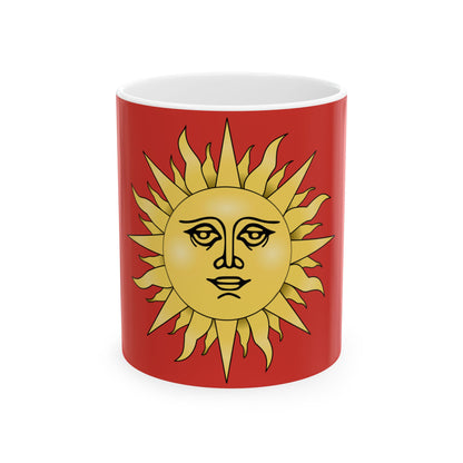 Flag of Svietlahorsk (Belarus) White Coffee Mug-11oz-Go Mug Yourself