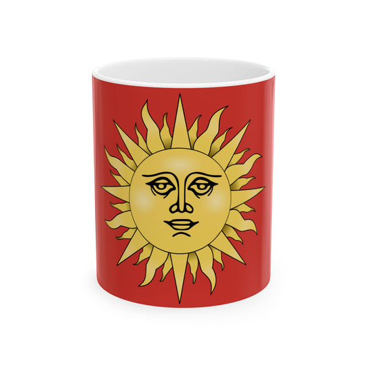 Flag of Svietlahorsk (Belarus) White Coffee Mug-11oz-Go Mug Yourself