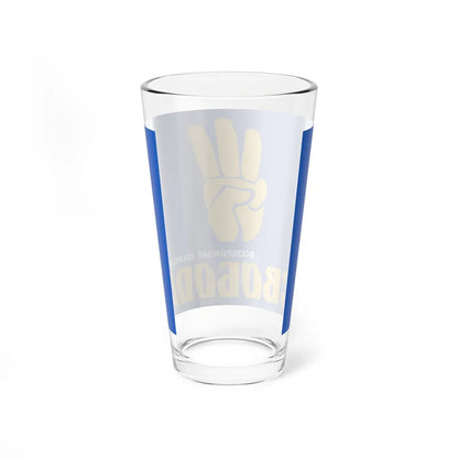 Flag of Svoboda 2 (Ukraine) Pint Glass 16oz - Go Mug Yourself