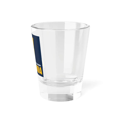 Flag of Svoboda (Ukraine) Shot Glass 1.5oz - Go Mug Yourself