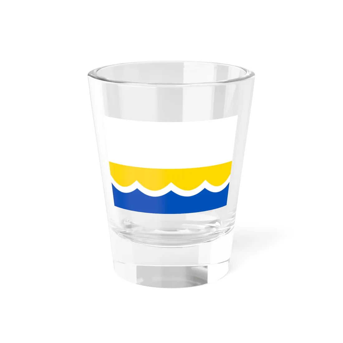 Flag of Svobodny Amur oblast (Russia) Shot Glass 1.5oz 1.5oz - Go Mug Yourself