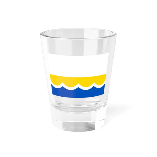 Flag of Svobodny Amur oblast (Russia) Shot Glass 1.5oz 1.5oz - Go Mug Yourself