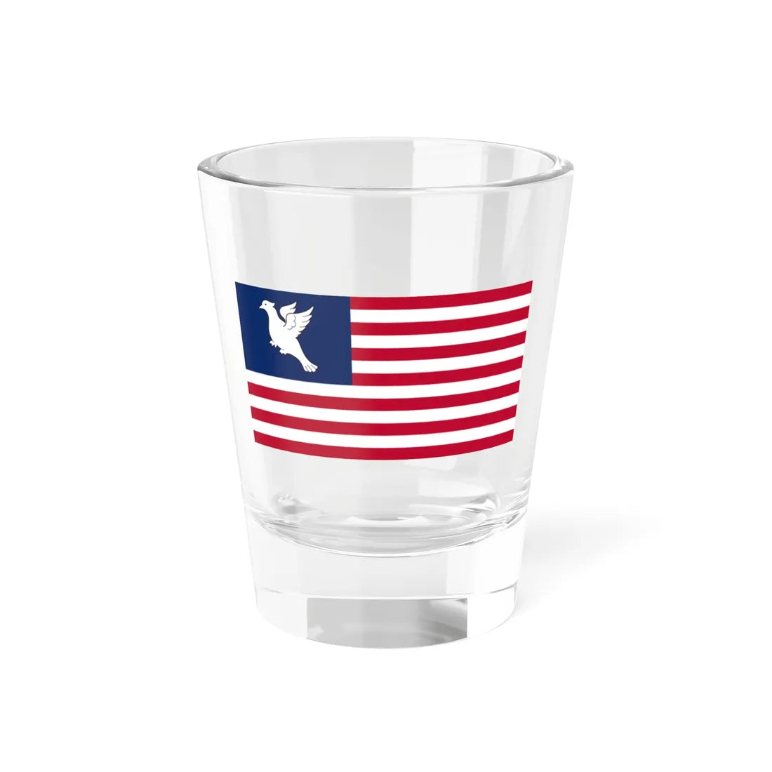Flag of Swains Island (United States) Shot Glass 1.5oz 1.5oz - Go Mug Yourself