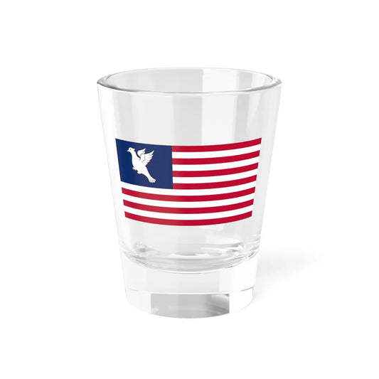Flag of Swains Island (United States) Shot Glass 1.5oz 1.5oz - Go Mug Yourself