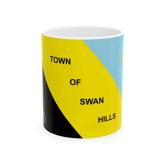 Flag of Swan Hills (Canada) White Coffee Mug 11oz - Go Mug Yourself