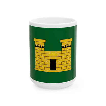 Flag of Swat (Pakistan) White Coffee Mug 15oz - Go Mug Yourself