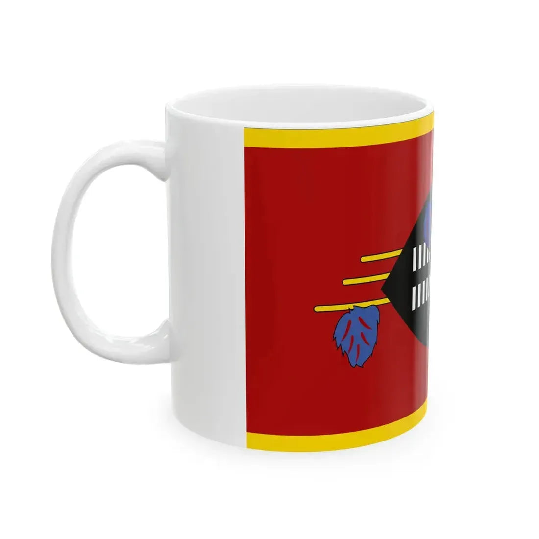 Flag of Swaziland 1967 (Eswatini) White Coffee Mug - Go Mug Yourself