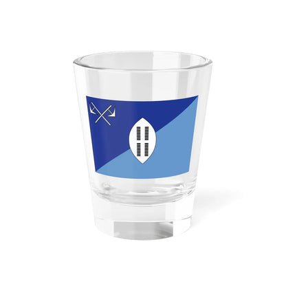 Flag of Swaziland c. 1890-1894 (Eswatini) Shot Glass 1.5oz 1.5oz - Go Mug Yourself