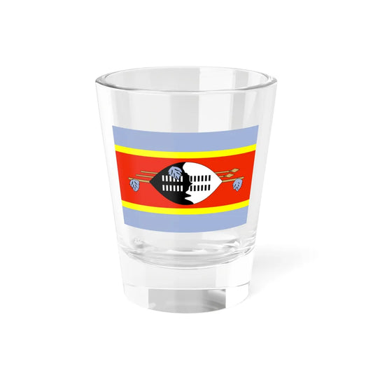 Flag of Swaziland WFB 2000 (Eswatini) Shot Glass 1.5oz 1.5oz - Go Mug Yourself