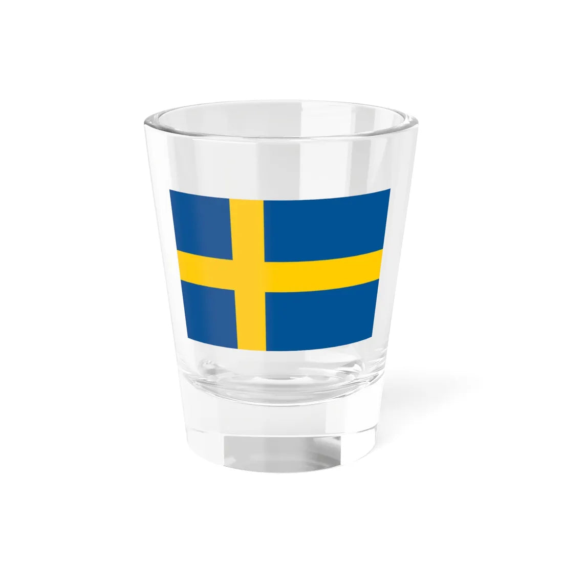 Flag of Sweden 3-2 (Sweden) Shot Glass 1.5oz 1.5oz - Go Mug Yourself