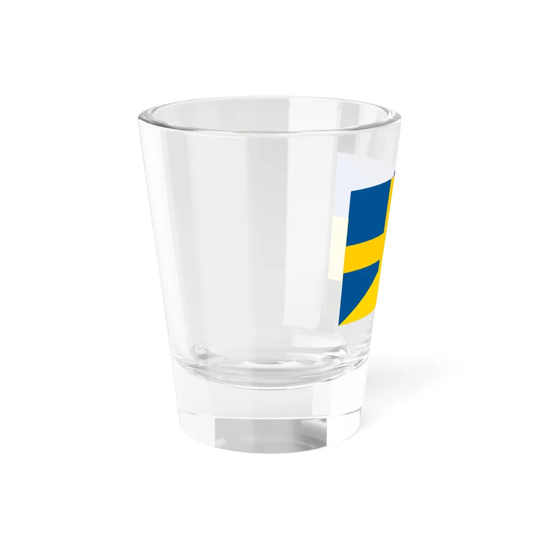 Flag of Sweden and Ukraine (Sweden) Shot Glass 1.5oz - Go Mug Yourself
