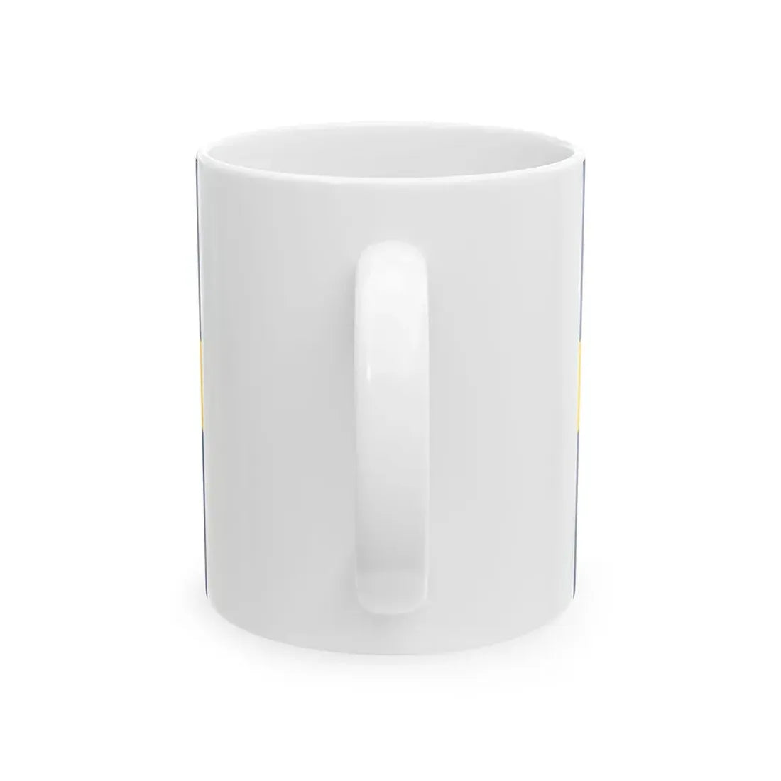 Flag of Sweden pre-1906 3-2 (Estonia) White Coffee Mug - Go Mug Yourself