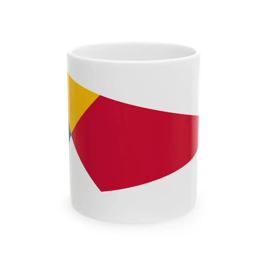 Flag of Swedish-Danish Icebreaker Service pre WWII (Denmark) White Coffee Mug 11oz - Go Mug Yourself