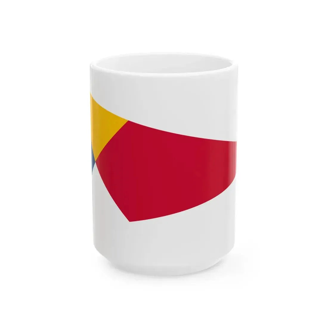 Flag of Swedish-Danish Icebreaker Service pre WWII (Denmark) White Coffee Mug 15oz - Go Mug Yourself