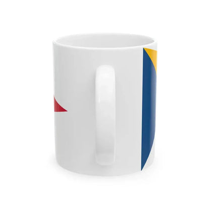 Flag of Swedish-Danish Icebreaker Service pre WWII (Denmark) White Coffee Mug - Go Mug Yourself