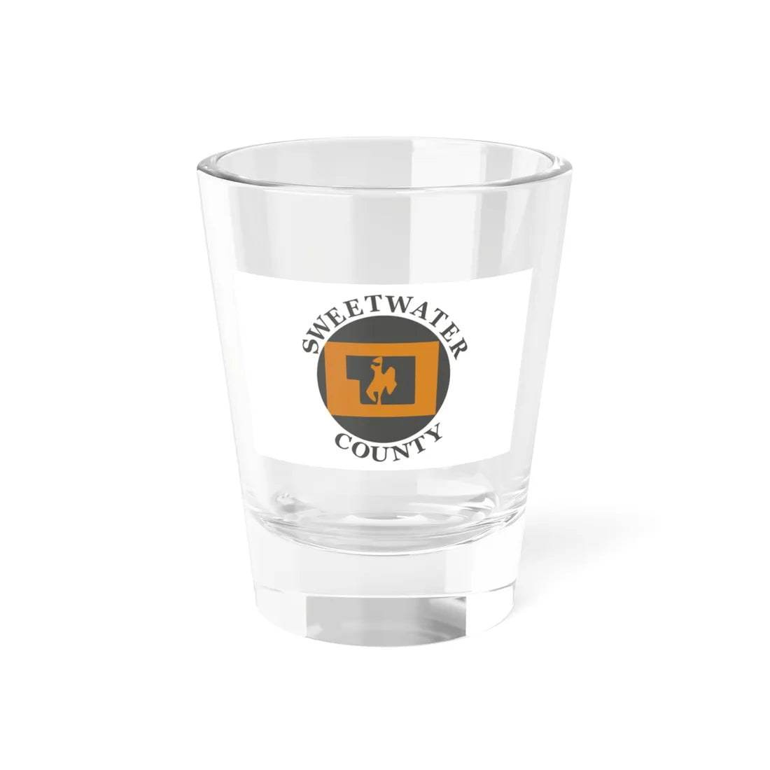 Flag of Sweetwater County Wyoming (United States) Shot Glass 1.5oz 1.5oz - Go Mug Yourself
