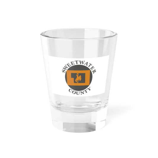 Flag of Sweetwater County Wyoming (United States) Shot Glass 1.5oz 1.5oz - Go Mug Yourself