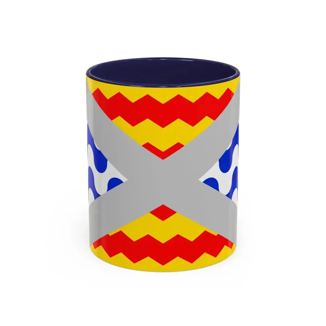Flag of Swieqi Malta - Accent Coffee Mug 11oz Navy - Go Mug Yourself