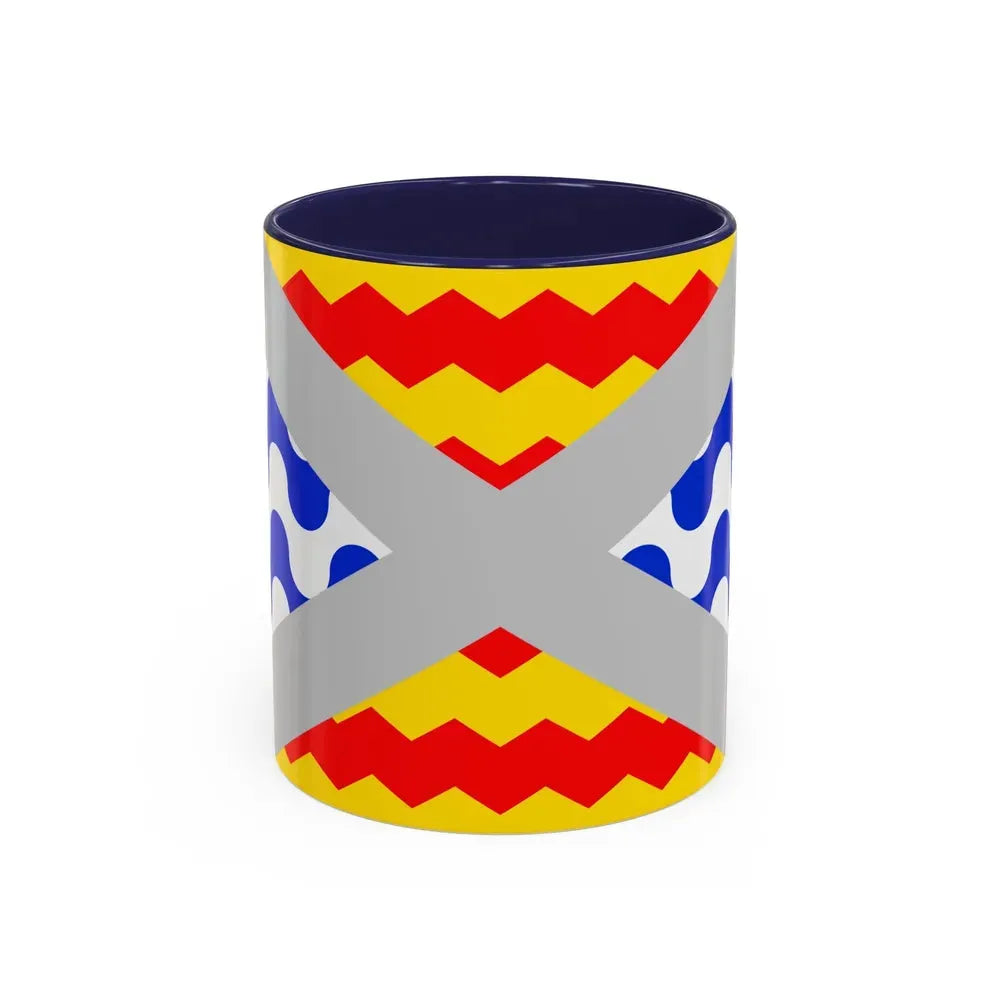 Flag of Swieqi Malta - Accent Coffee Mug 11oz Navy - Go Mug Yourself