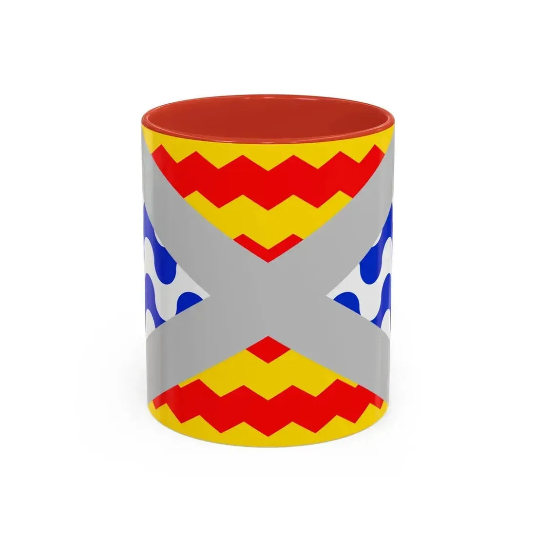 Flag of Swieqi Malta - Accent Coffee Mug 11oz Red - Go Mug Yourself