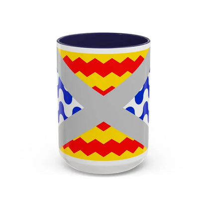 Flag of Swieqi Malta - Accent Coffee Mug 15oz Navy - Go Mug Yourself