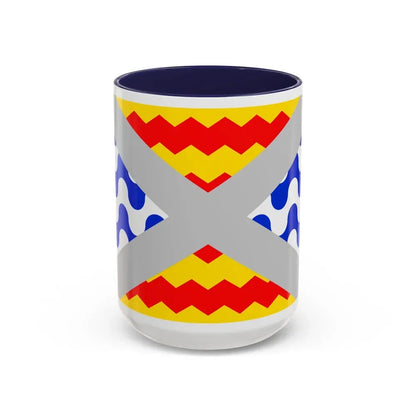 Flag of Swieqi Malta - Accent Coffee Mug 15oz Navy - Go Mug Yourself