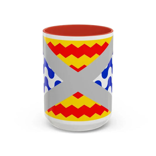 Flag of Swieqi Malta - Accent Coffee Mug 15oz Red - Go Mug Yourself