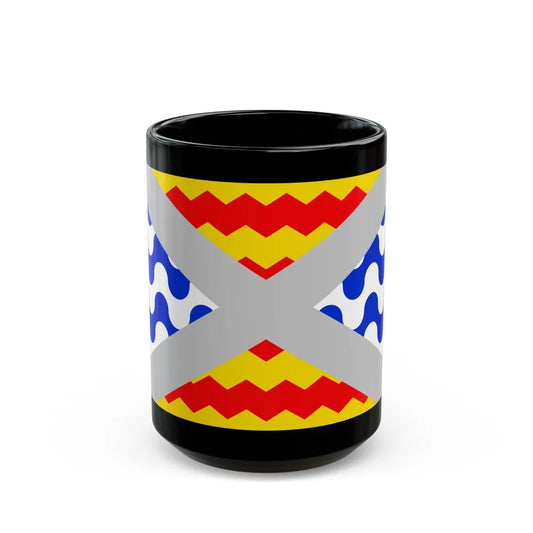 Flag of Swieqi Malta - Black Coffee Mug-15oz-Go Mug Yourself