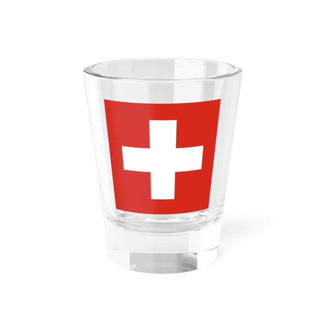Flag of Switzerland 20-28 (Switzerland) Shot Glass 1.5oz 1.5oz - Go Mug Yourself