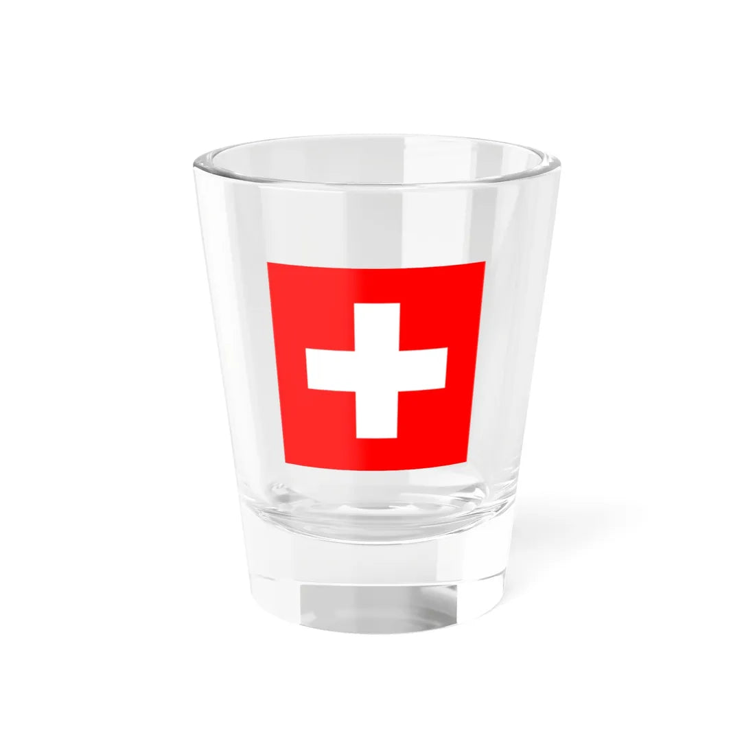 Flag of Switzerland within 2to3 (Switzerland) Shot Glass 1.5oz 1.5oz - Go Mug Yourself