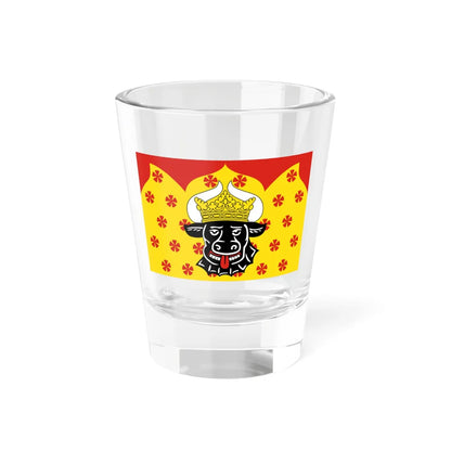 Flag of Syaskelevskoe Leningrad oblast (Russia) Shot Glass 1.5oz 1.5oz - Go Mug Yourself