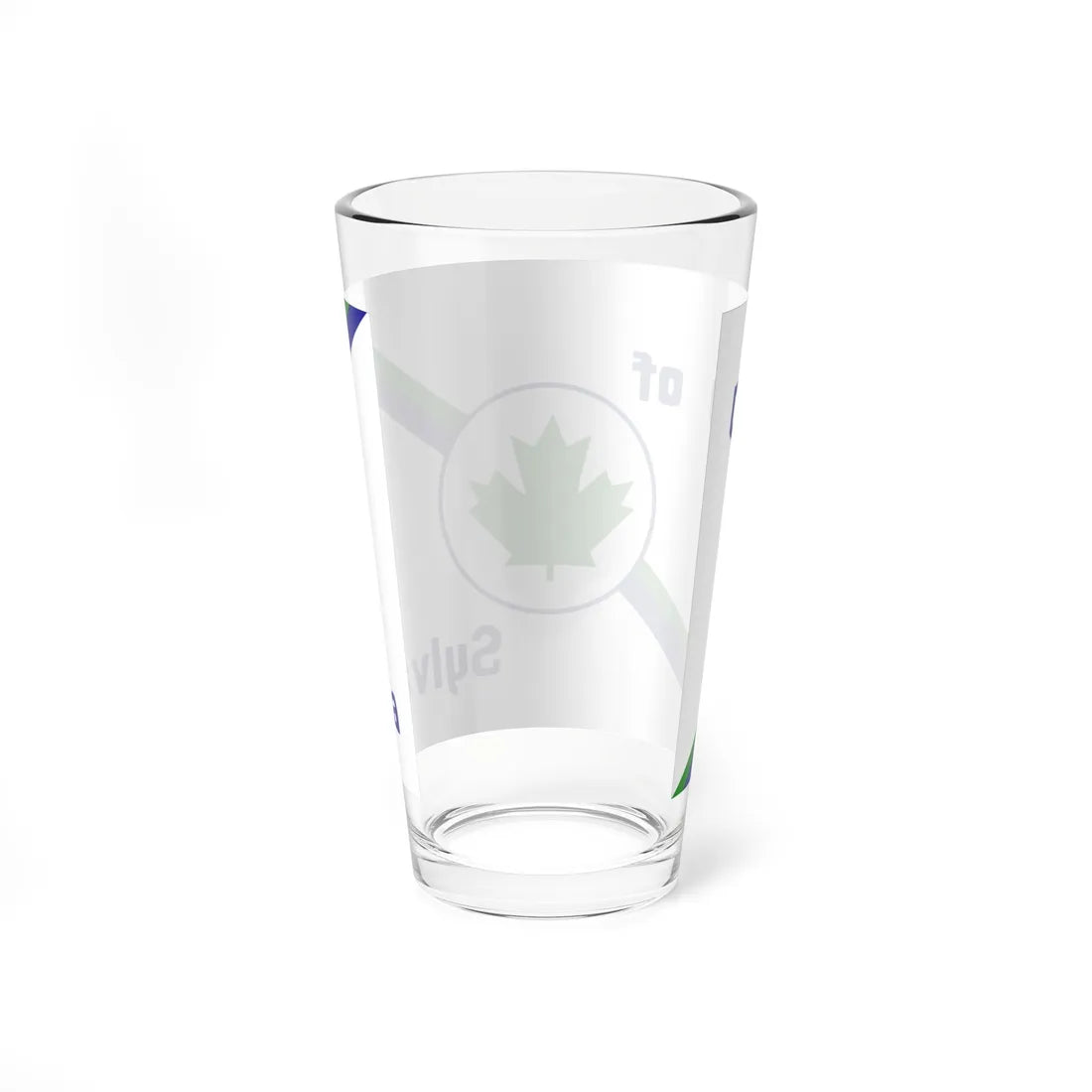 Flag of Sylvania Ohio 1977-2021 (United States) Pint Glass 16oz - Go Mug Yourself