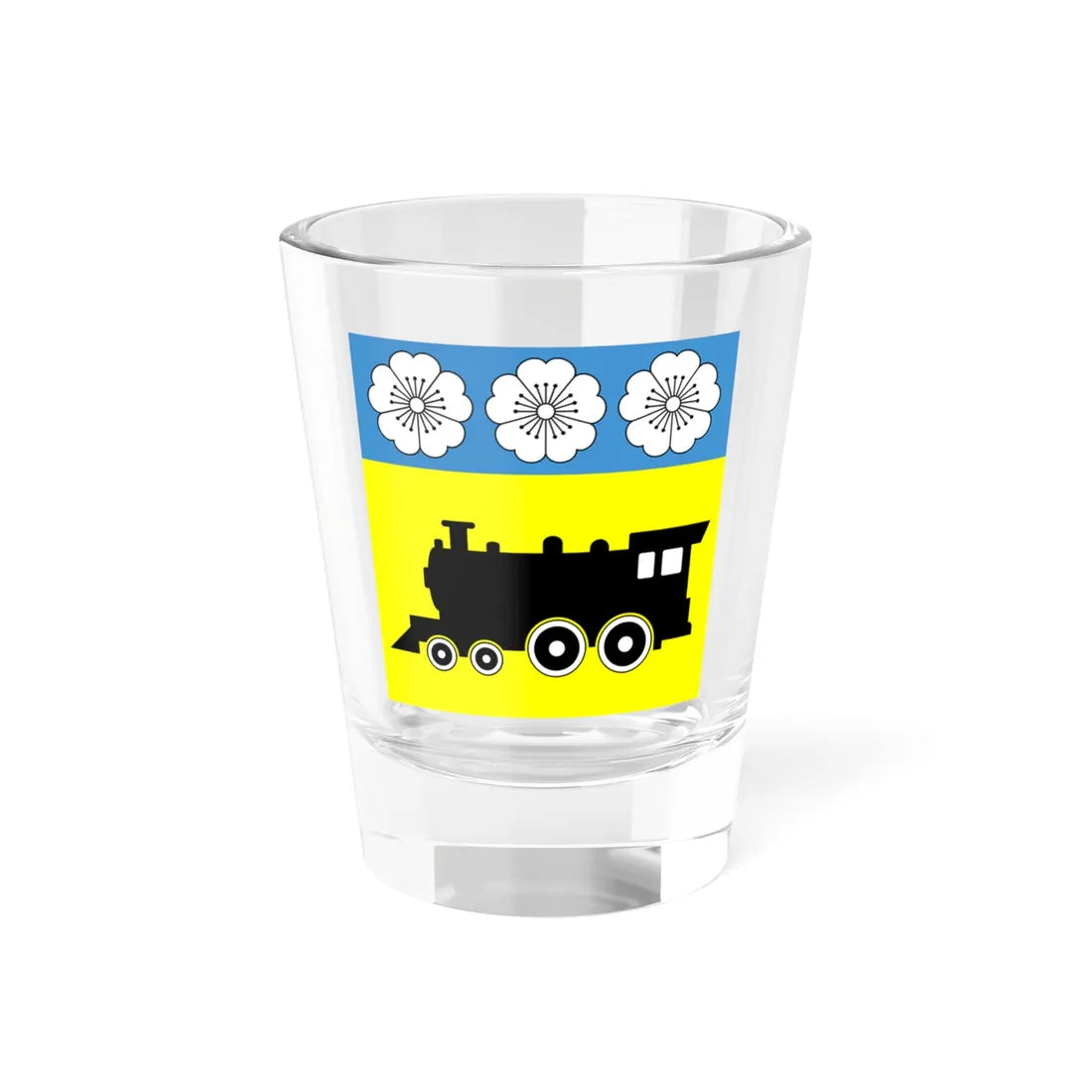 Flag of Synelnykove (Ukraine) Shot Glass 1.5oz 1.5oz - Go Mug Yourself